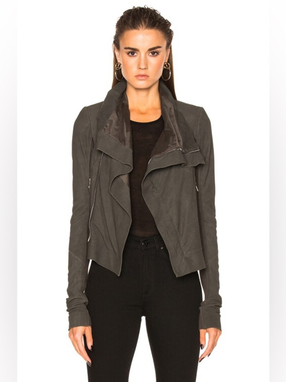 RICK OWENS
Blister Leather Classic Biker Jacket